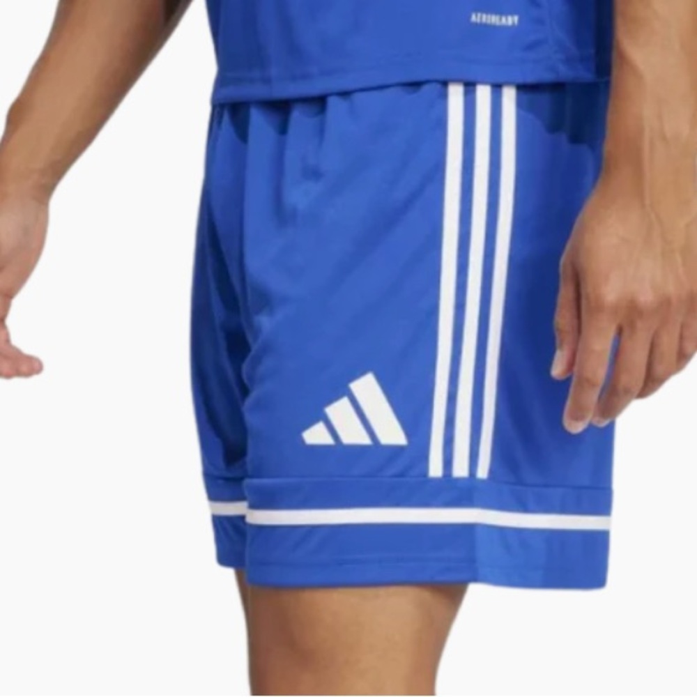 NWT [Adidas] Squadra 25 Athletic Performance Wear Shorts in Royal Blue Men’s M